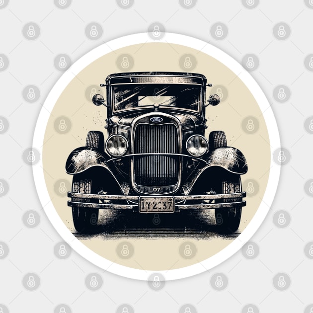 Ford Model A Magnet by Vehicles-Art